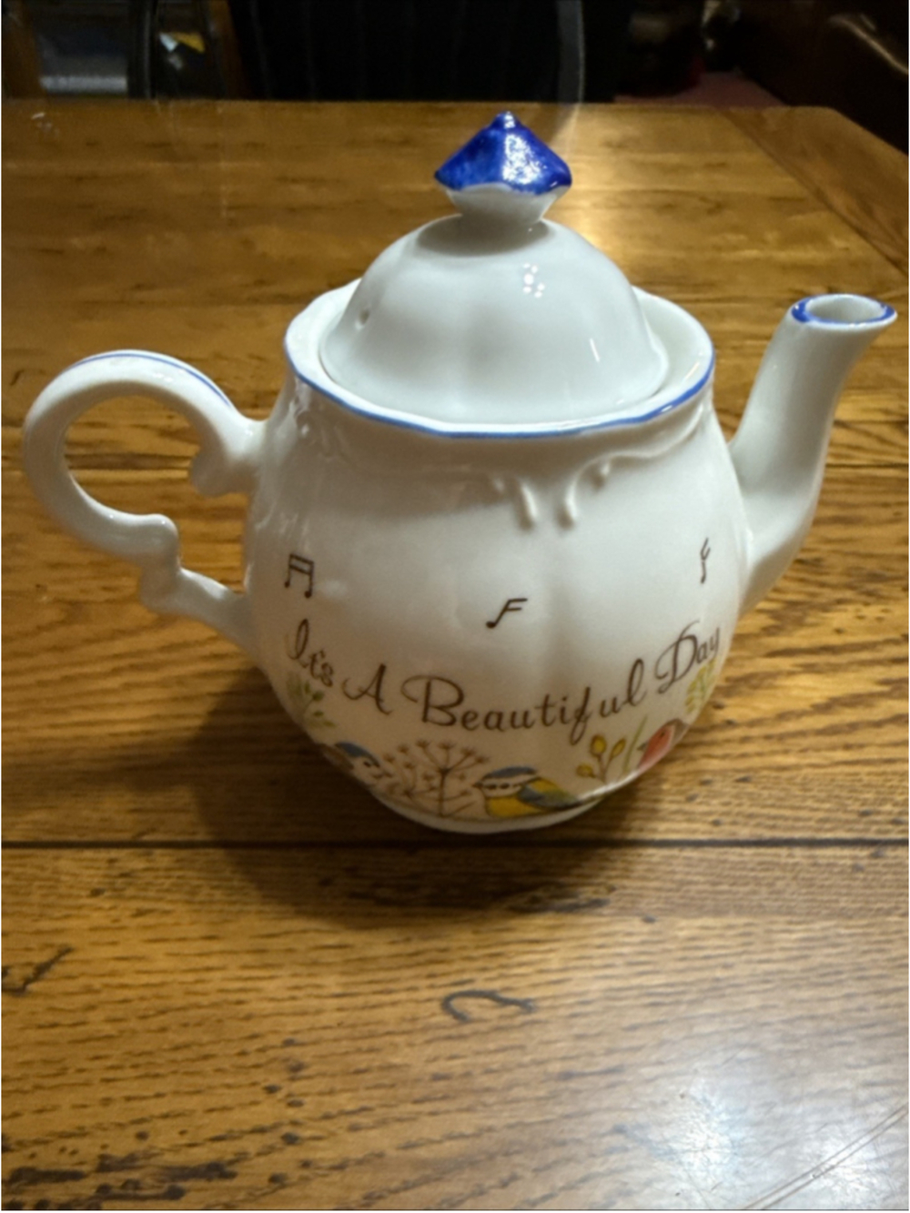 Vintage Enesco Musical Teapot It's a Beautiful Day